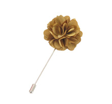 Beige Flower Lapel Pin