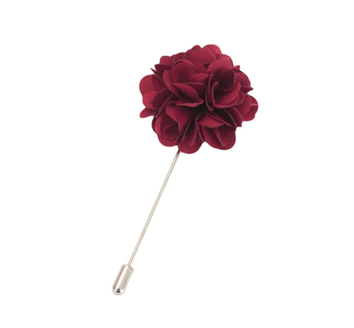 Wine Flower Lapel Pin