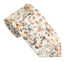 Felda Rust Cotton Tie Made with Liberty Fabric