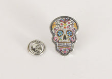 Sugar Skull Cufflinks and Lapel Pin Set by Van Buck