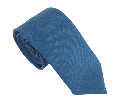 Air Force Blue Wool Tie by Van Buck