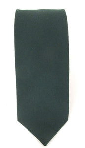 Bottle Green Wool Tie by Van Buck