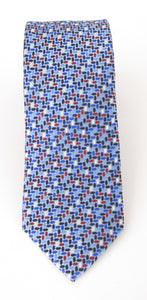 Sky Blue Pip London Silk Tie by Van Buck