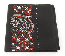 Black Bandana / Kerchief by Van Buck