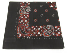 Black Bandana / Kerchief by Van Buck