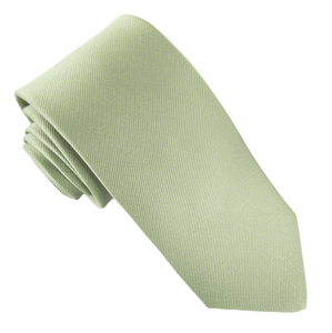 Van Buck RL Plain Sage Green Silk Tie