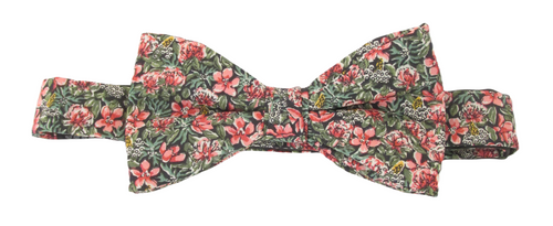 Ragged Robin Bow Tie Made with Liberty Fabric