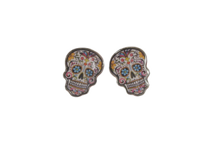 Sugar Skulls Novelty Cufflinks by Van Buck