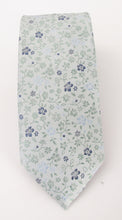 Sage Green Floral Vine Tie by Van Buck
