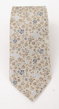 Tan Floral Vine Tie by Van Buck