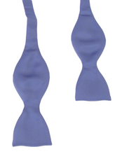 Violet 54 Satin Self-Tied Bow Tie by Van Buck