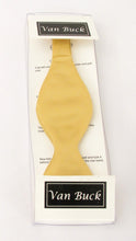 Gold 29 Satin Self-Tied Bow Tie by Van Buck
