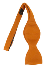 Rust 56 Satin Self-Tied Bow Tie by Van Buck