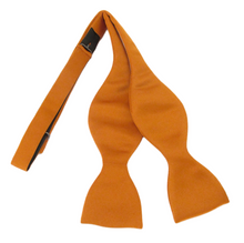 Rust 56 Satin Self-Tied Bow Tie by Van Buck