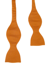 Rust 56 Satin Self-Tied Bow Tie by Van Buck