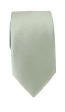 Olive Green Satin Wedding Tie By Van Buck