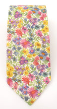Sandra Spring Multi Cotton Tie Made with Liberty Fabric
