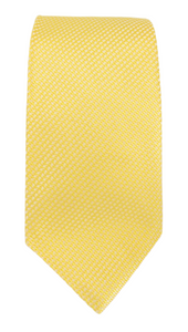 Yellow London Silk Wedding Tie by Van Buck