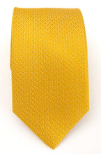 Gold Intricate Self Patterned London Silk Tie by Van Buck
