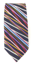 Van Buck Limited Edition Navy Pink Striped Silk Tie