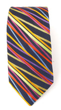 Van Buck Limited Edition Navy Red & Gold Striped Silk Tie