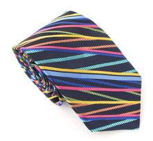 Van Buck Limited Edition Navy Multi Striped Silk Tie