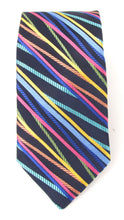 Van Buck Limited Edition Navy Multi Striped Silk Tie