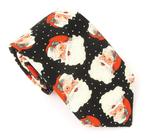 Jolly Santas Christmas Tie by Van Buck