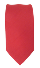 Cherry Slub Wedding Tie By Van Buck