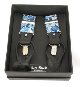 Elysian Day Tie & Trouser Braces Set Made with Liberty Fabric