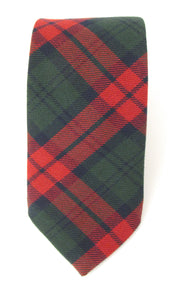 Lindsay Tartan Poly Tie by Van Buck