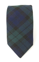 Black Watch Tartan Poly Tie by Van Buck