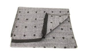 Grey Dot Scarf by Van Buck
