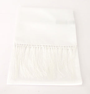 White Classic Dress Scarf