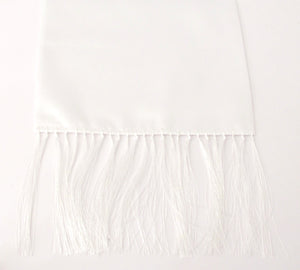 White Classic Dress Scarf