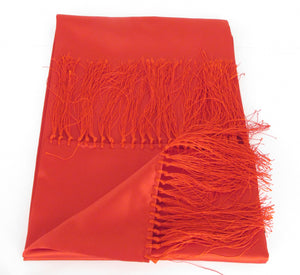 Red Classic Dress Scarf