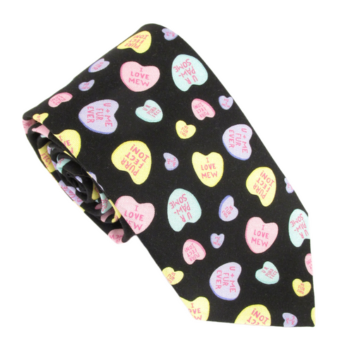 Love Hearts Cotton Tie by Van Buck