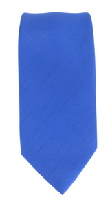 Royal Blue Slub Wedding Tie by Van Buck