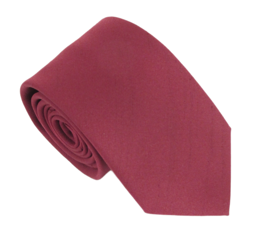 Wine Slub Wedding Tie by Van Buck