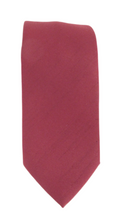 Wine Slub Wedding Tie by Van Buck