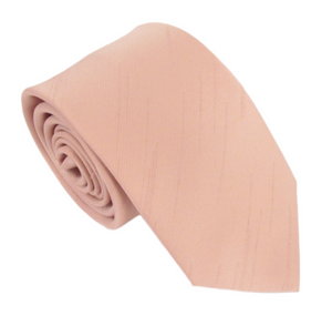 Light Rose Slub Wedding Tie By Van Buck
