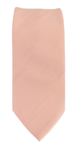 Light Rose Slub Wedding Tie By Van Buck