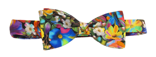 Vivid Floral Bow Tie by Van Buck