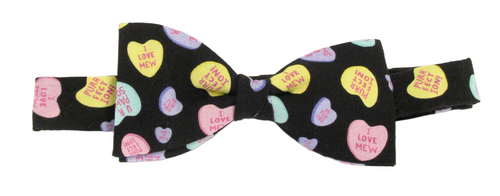 Love Hearts Bow Tie by Van Buck
