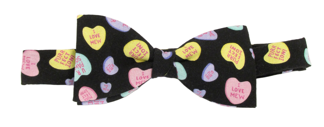 Love Hearts Bow Tie by Van Buck