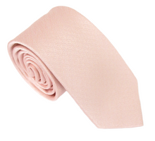 Van Buck RL Baby Pink Self Pattern Silk Tie