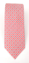 Pink Circles London Silk Tie by Van Buck