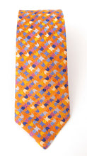Van Buck Limited Edition Orange Wave Silk Tie