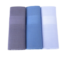 Blue Cotton Handkerchief Gift Set by Van Buck