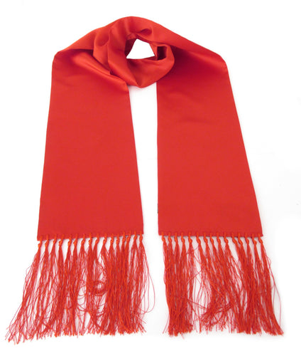 Red Classic Dress Scarf